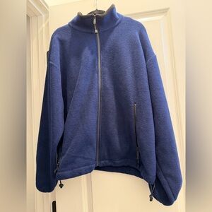 Aritzia Outlook Zip-Up in True Indigo